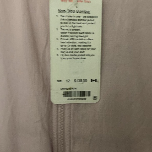 NWT LULULEMON NON-STOP BOMBER 💣 - Picture 12 of 16